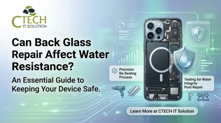 Can Back Glass Repair Affect Water Resistance?