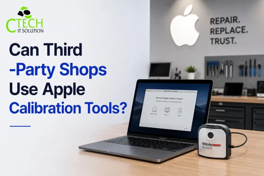 Can Third-Party Shops Use Apple Calibration Tools?