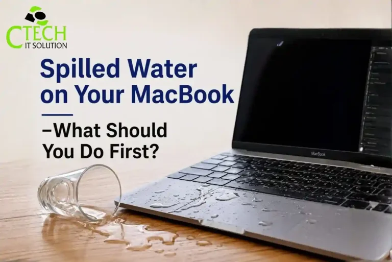 Spilled Water on Your MacBook—What Should You Do First? 