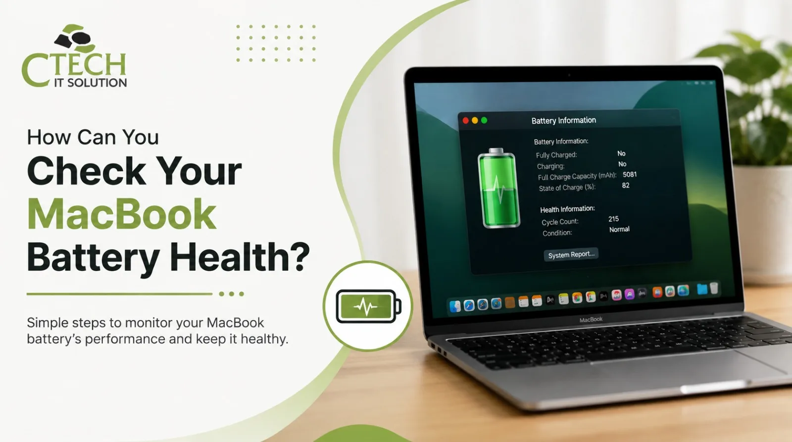 How Can You Check Your MacBook Battery Health?